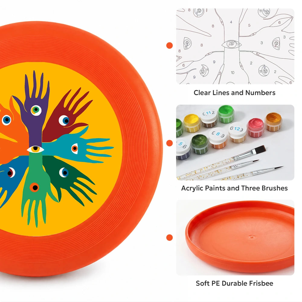 
Paint by Numbers - Frisbee | Hands and Eyes