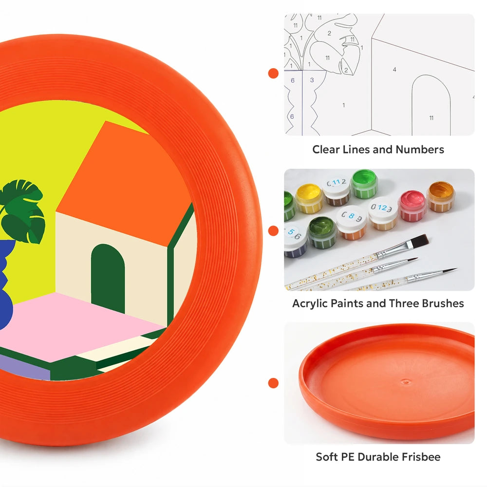 Paint by Numbers - Frisbee | House with a Plant