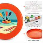 Paint by Numbers - Frisbee | Kayak on the Beach