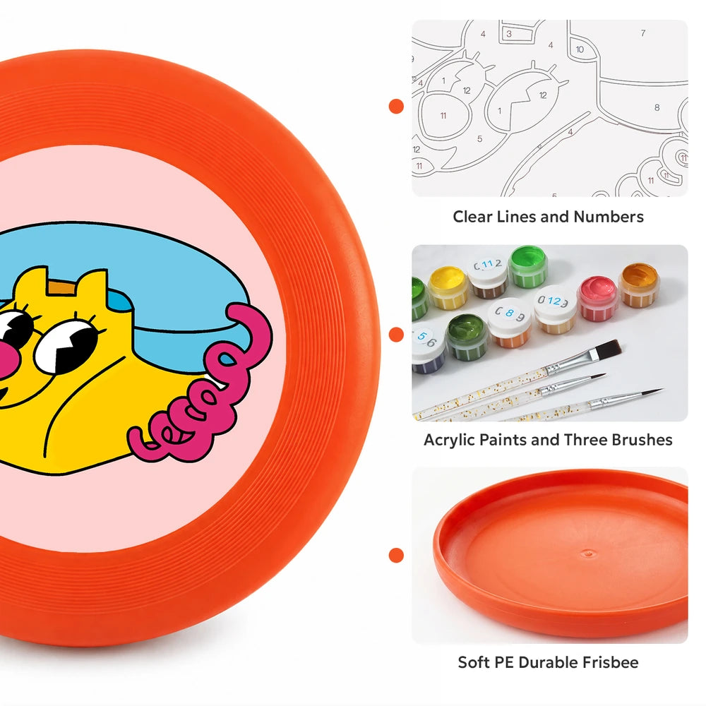 
Paint by Numbers - Frisbee | Leopard Retro Phone