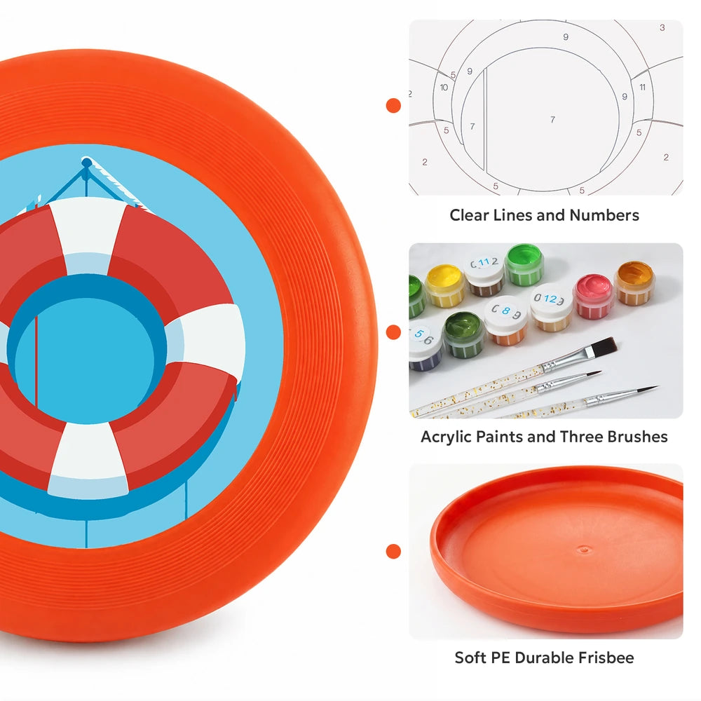 
Paint by Numbers - Frisbee | Life Ring