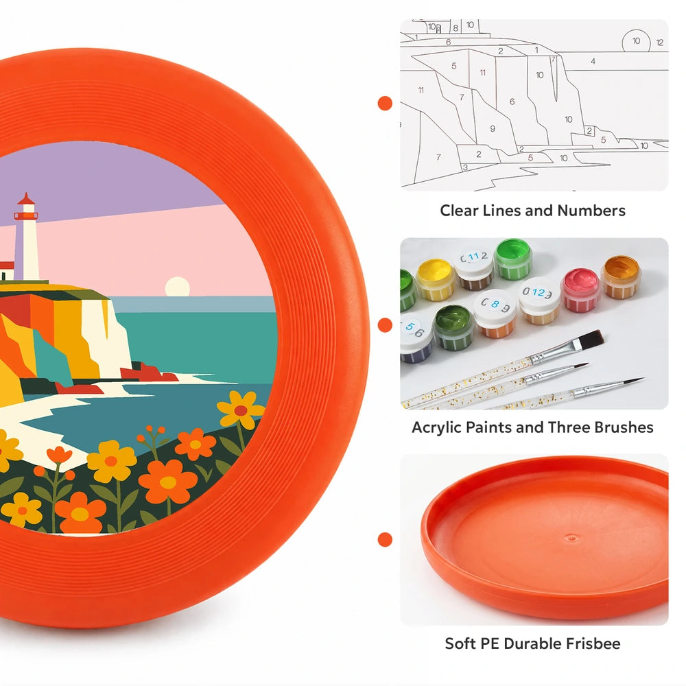 
Paint by Numbers - Frisbee | Lighthouse on the Cliff