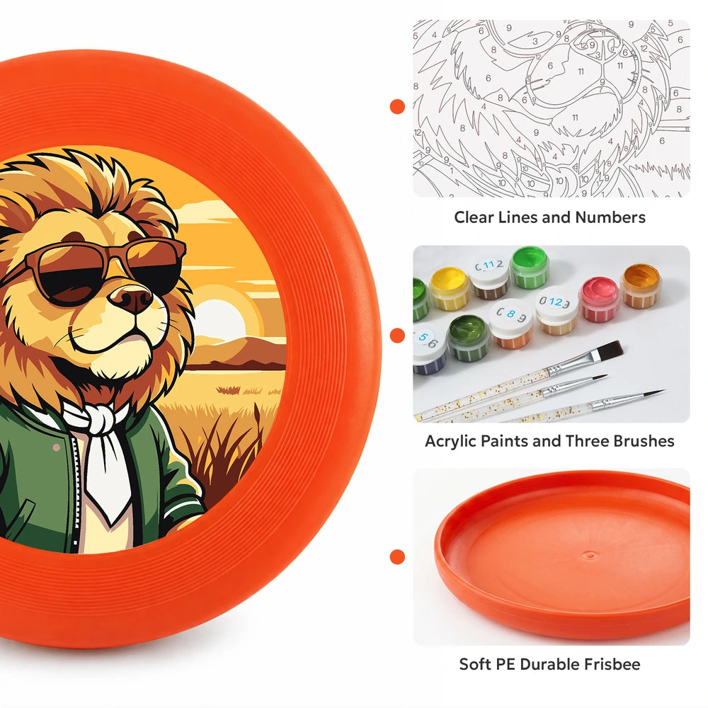 
Paint by Numbers - Frisbee | Lion in a Jacket