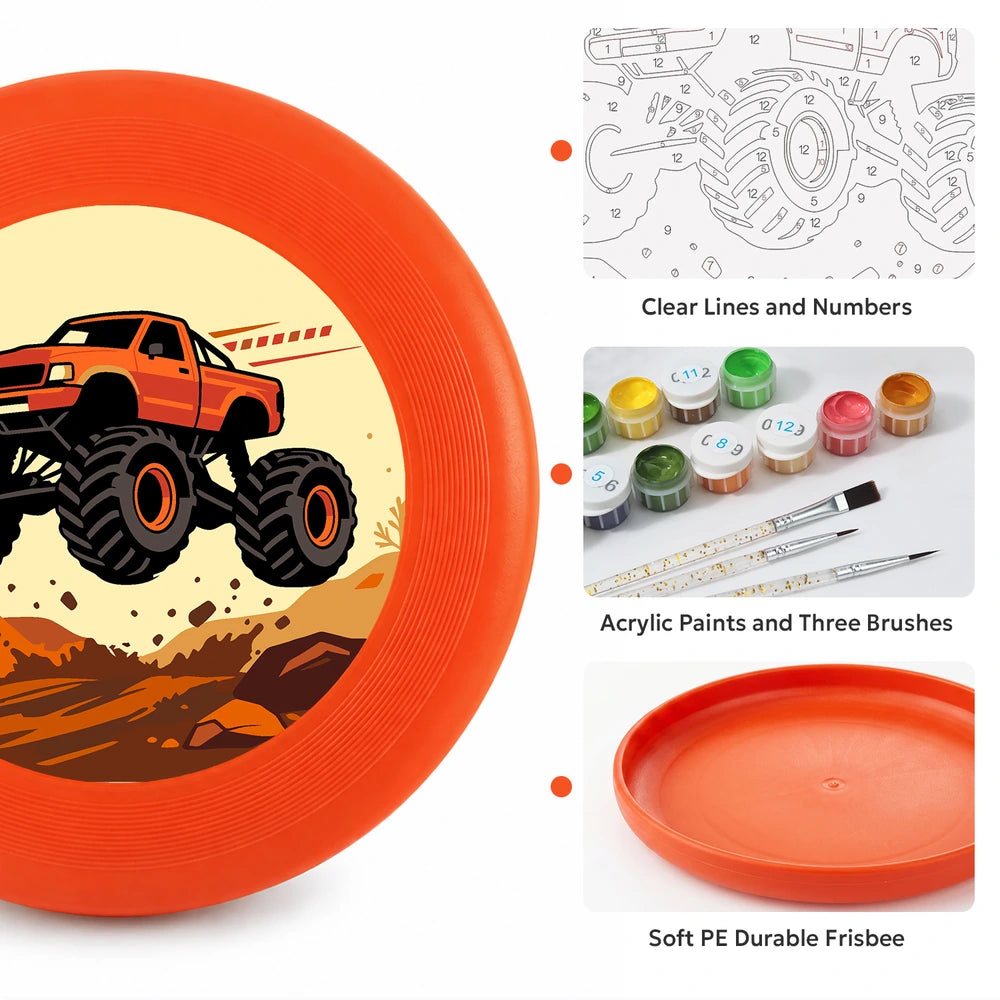 
Paint by Numbers - Frisbee | Monster Truck