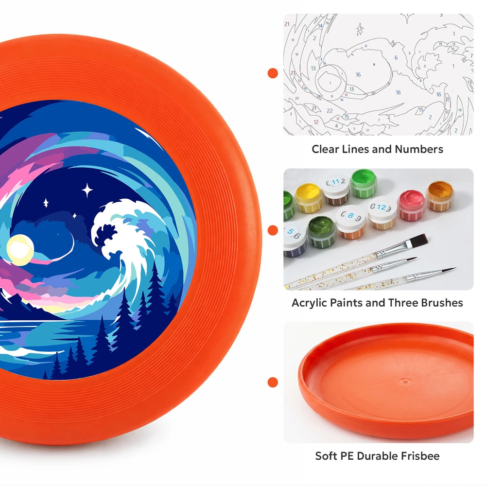 
Paint by Numbers - Frisbee | Moonlit Wave