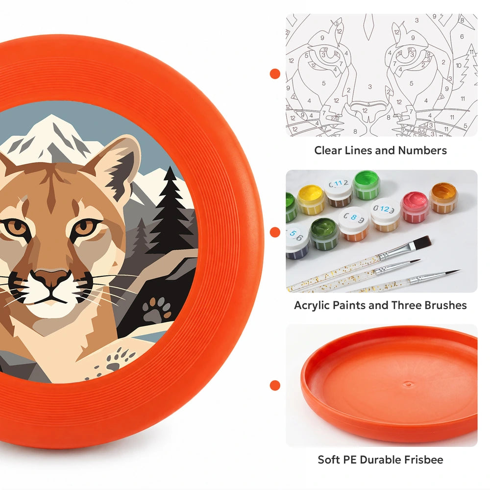 Paint by Numbers - Frisbee | Mountain Cougar