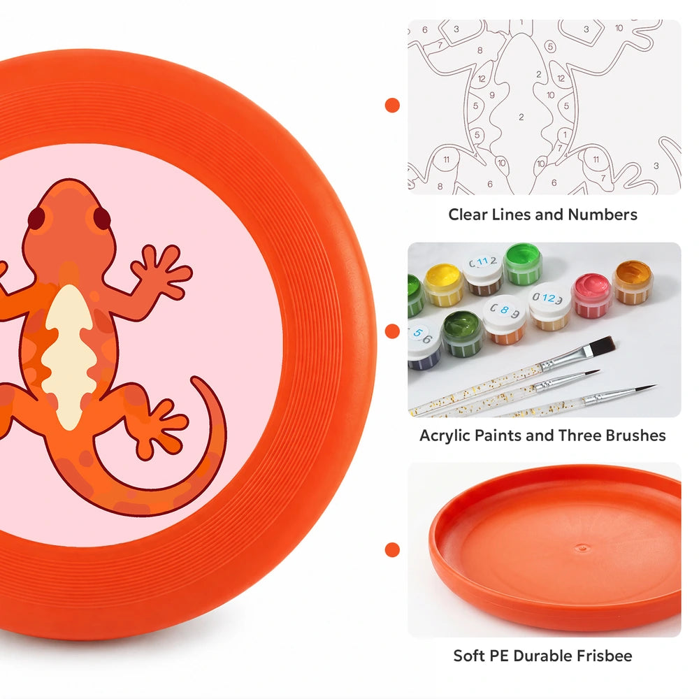 Paint by Numbers - Frisbee | Orange Lizard