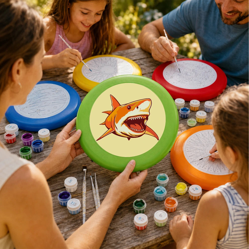 
Paint by Numbers - Frisbee | Orange Shark