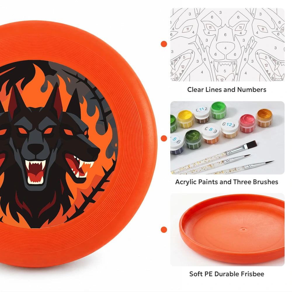 Paint by Numbers - Frisbee | Panther in Flames