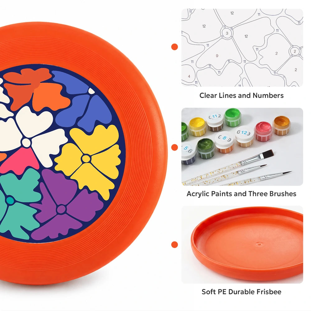 Paint by Numbers - Frisbee | Petal Collage