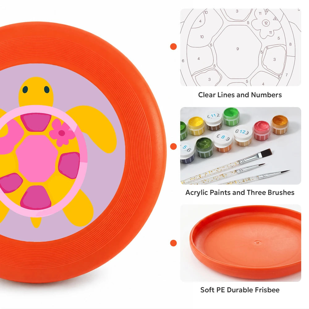 
Paint by Numbers - Frisbee | Pink Turtle