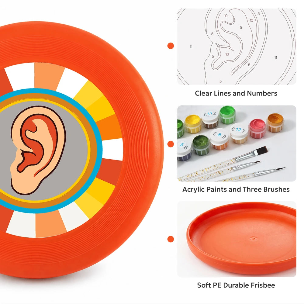 
Paint by Numbers - Frisbee | Pop Art Ear