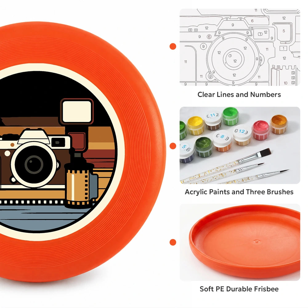 
Paint by Numbers - Frisbee | Retro Camera and Film
