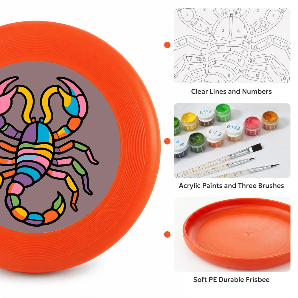 Paint by Numbers - Frisbee | Scorpio Sign