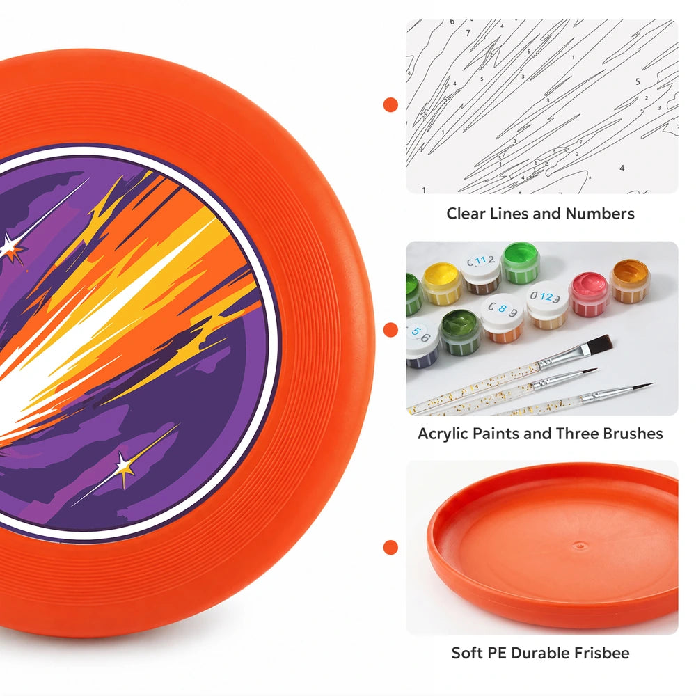 Paint by Numbers - Frisbee | Shooting Comet