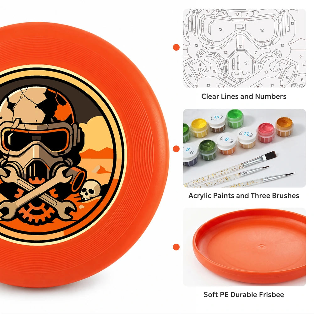 
Paint by Numbers - Frisbee | Skull Pilot Crest