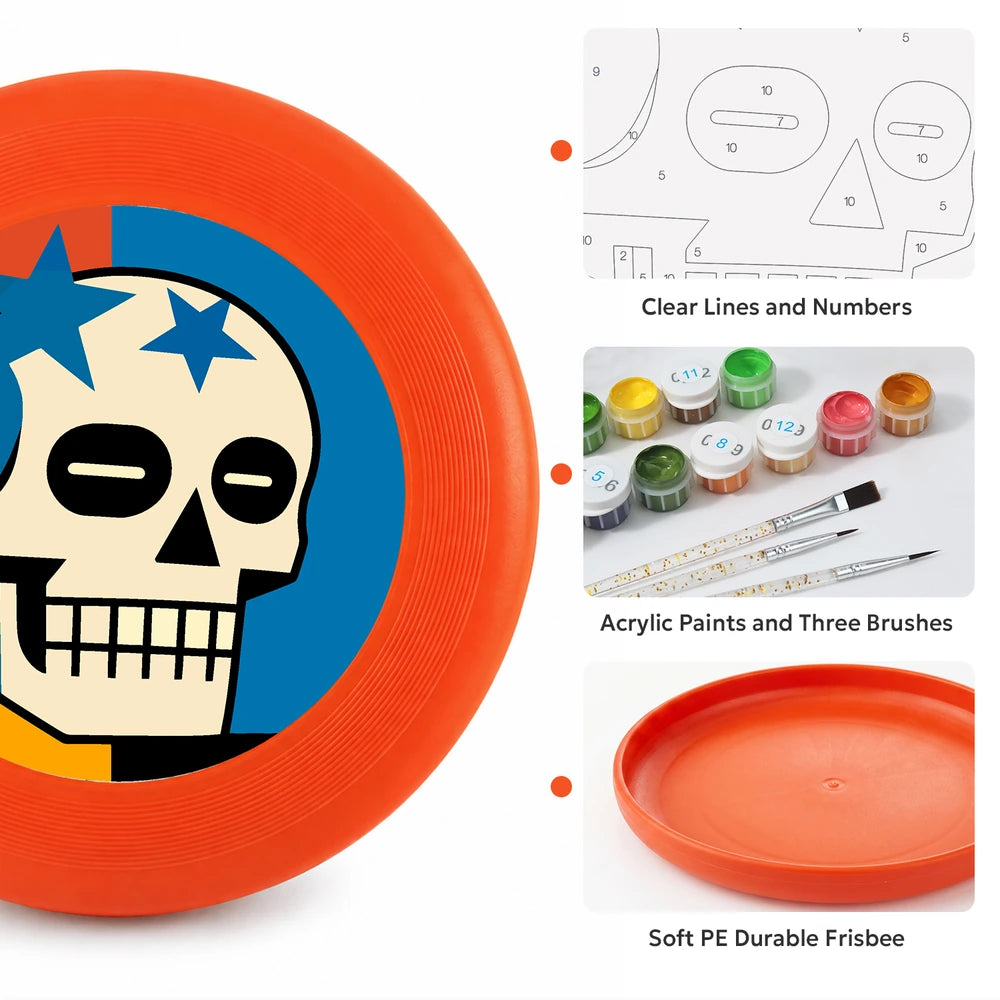 Paint by Numbers - Frisbee | Star Skull