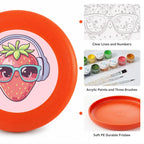 Paint by Numbers - Frisbee | Strawberry with Headphones