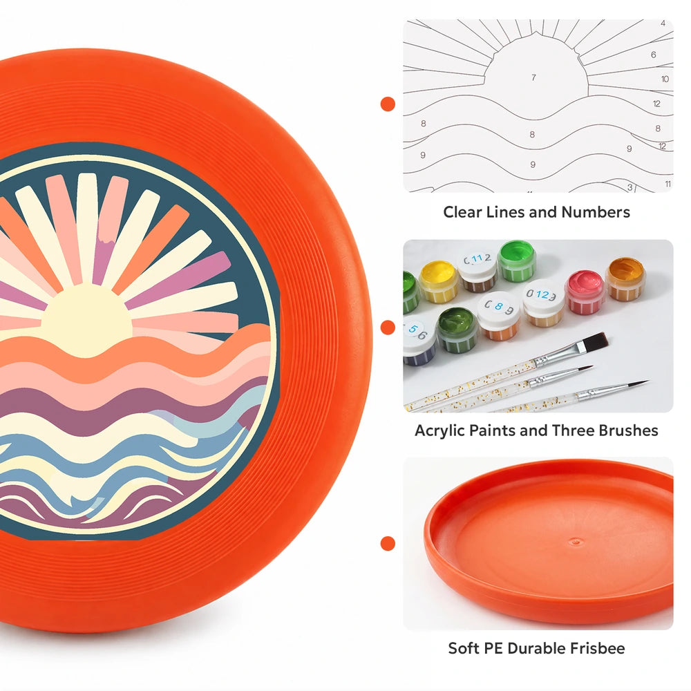 
Paint by Numbers - Frisbee | Sunrise over the Waves