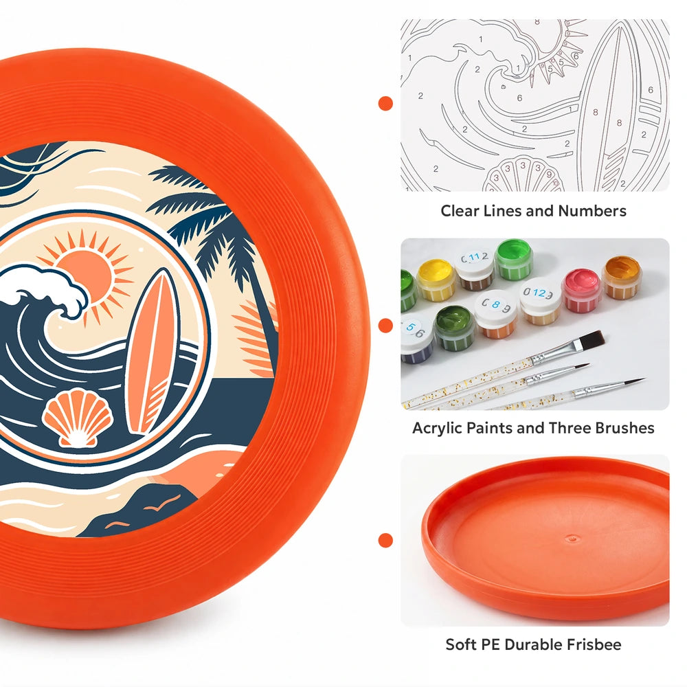 Paint by Numbers - Frisbee | Surf and Sun