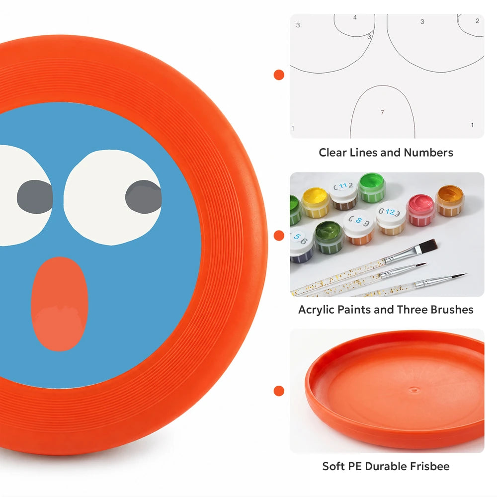 
Paint by Numbers - Frisbee | Surprised Blue Face