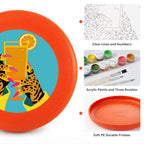 Paint by Numbers - Frisbee | Tiger with a Cocktail