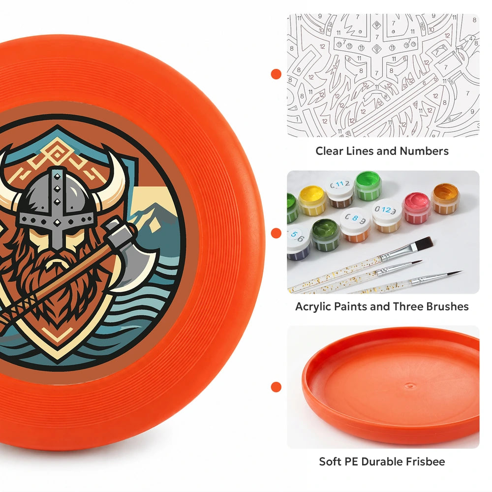 Paint by Numbers - Frisbee | Viking Warrior
