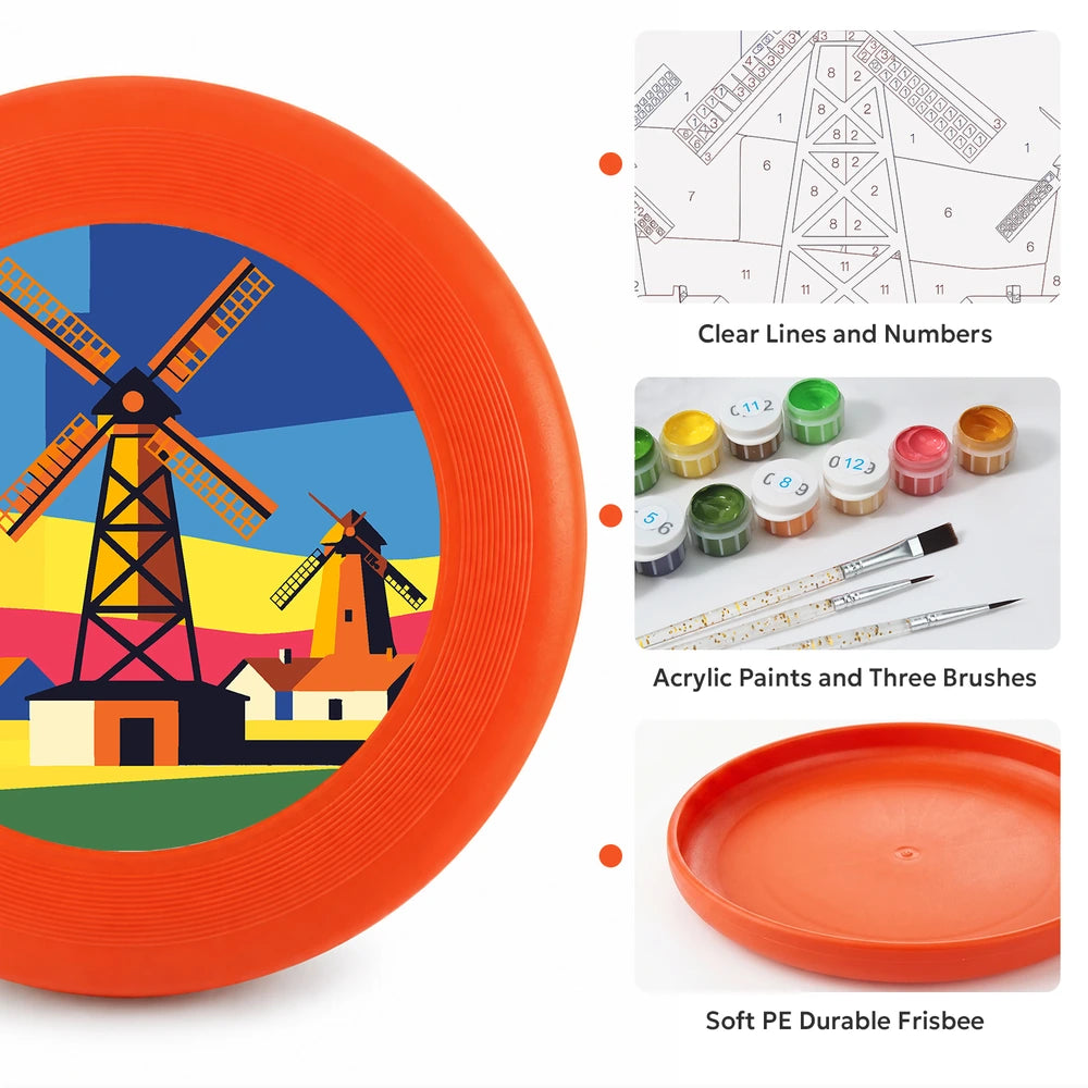 
Paint by Numbers - Frisbee | Village Windmills