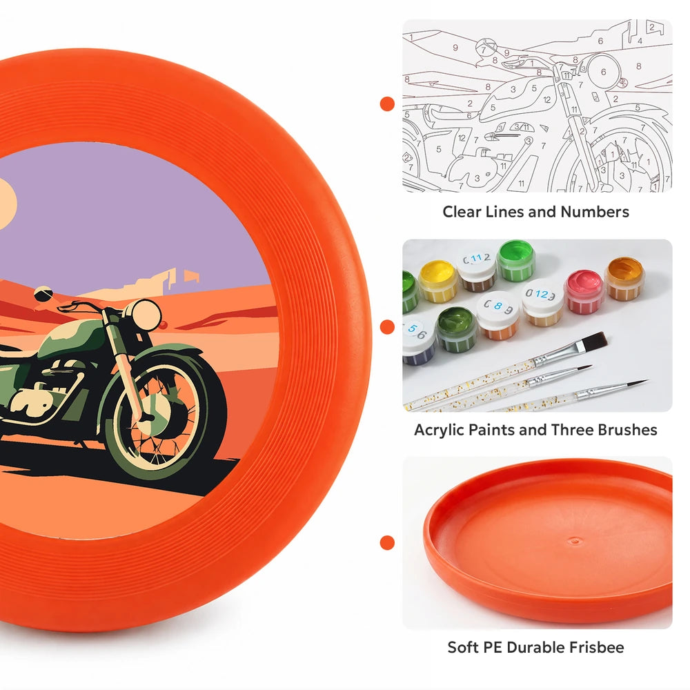 
Paint by Numbers - Frisbee | Vintage Motorcycle