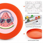 Paint by Numbers - Frisbee | Watermelon with Headphones