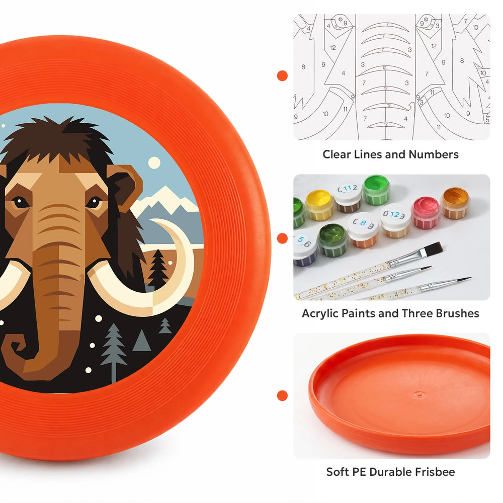 Paint by Numbers - Frisbee | Woolly Mammoth