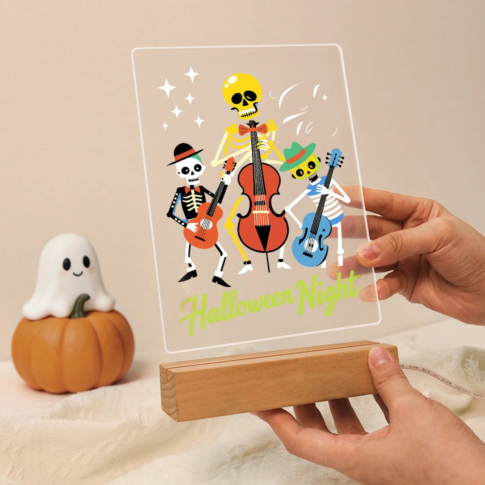 Paint by Numbers - Halloween Light | Skeleton Orchestra Night