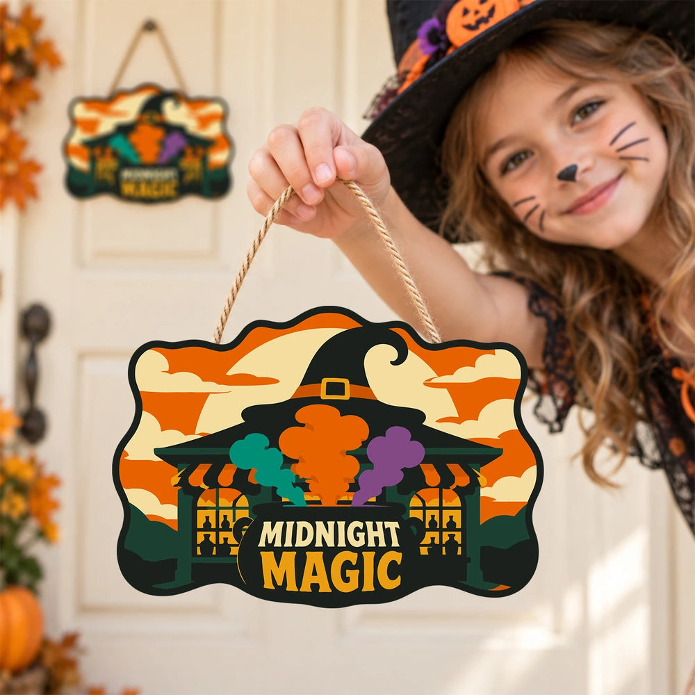 Paint by Numbers - Wooden Door Hanger | Midnight Magic