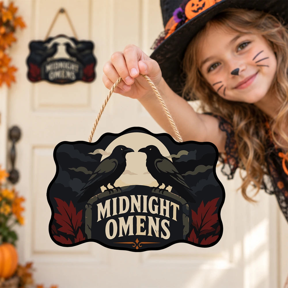Paint by Numbers - Wooden Door Hanger | Midnight Omens