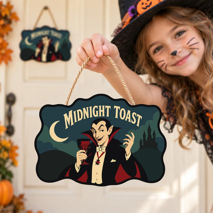 Paint by Numbers - Wooden Door Hanger | Midnight Toast