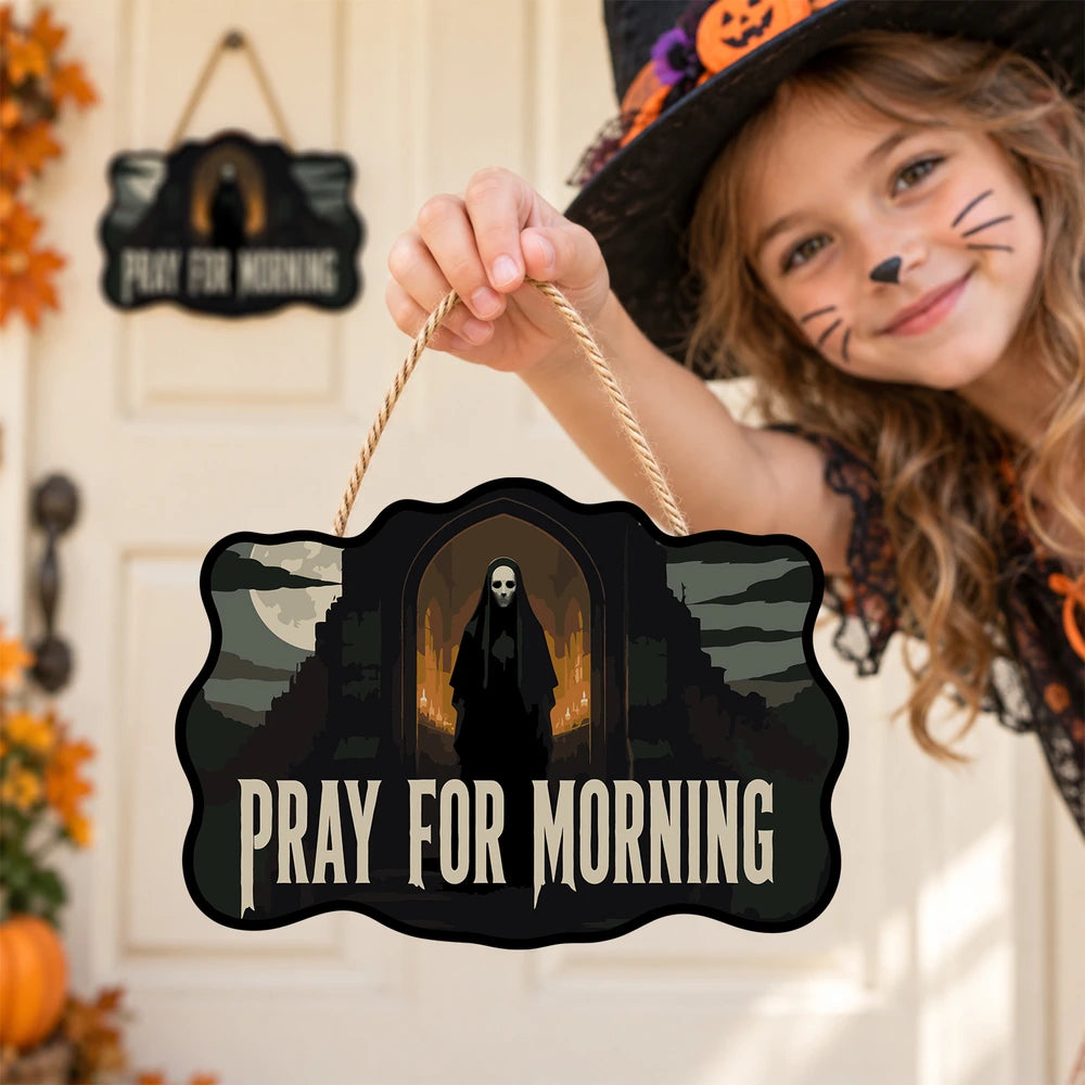 Paint by Numbers - Wooden Door Hanger | Pray for Morning
