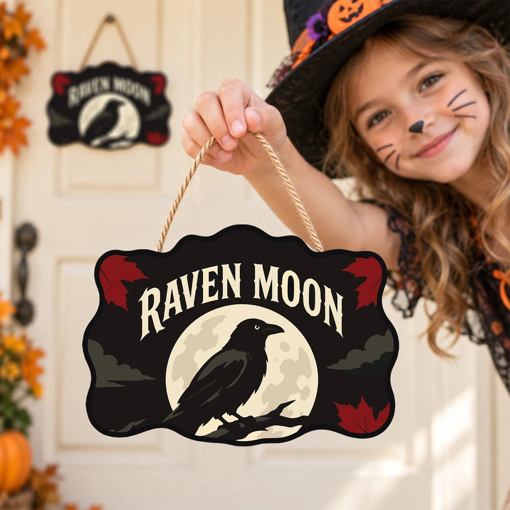 Paint by Numbers - Wooden Door Hanger | Raven Moon