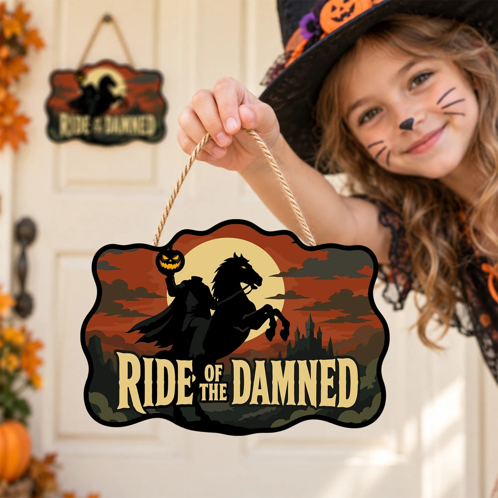 
Paint by Numbers - Wooden Door Hanger | Ride of the Damned