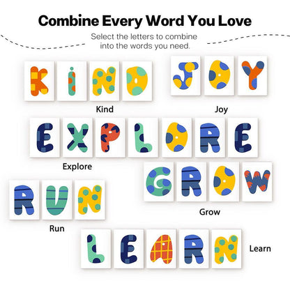 Paint by Numbers – Alphabet Painting Kit | A to Z Abstract Letters
