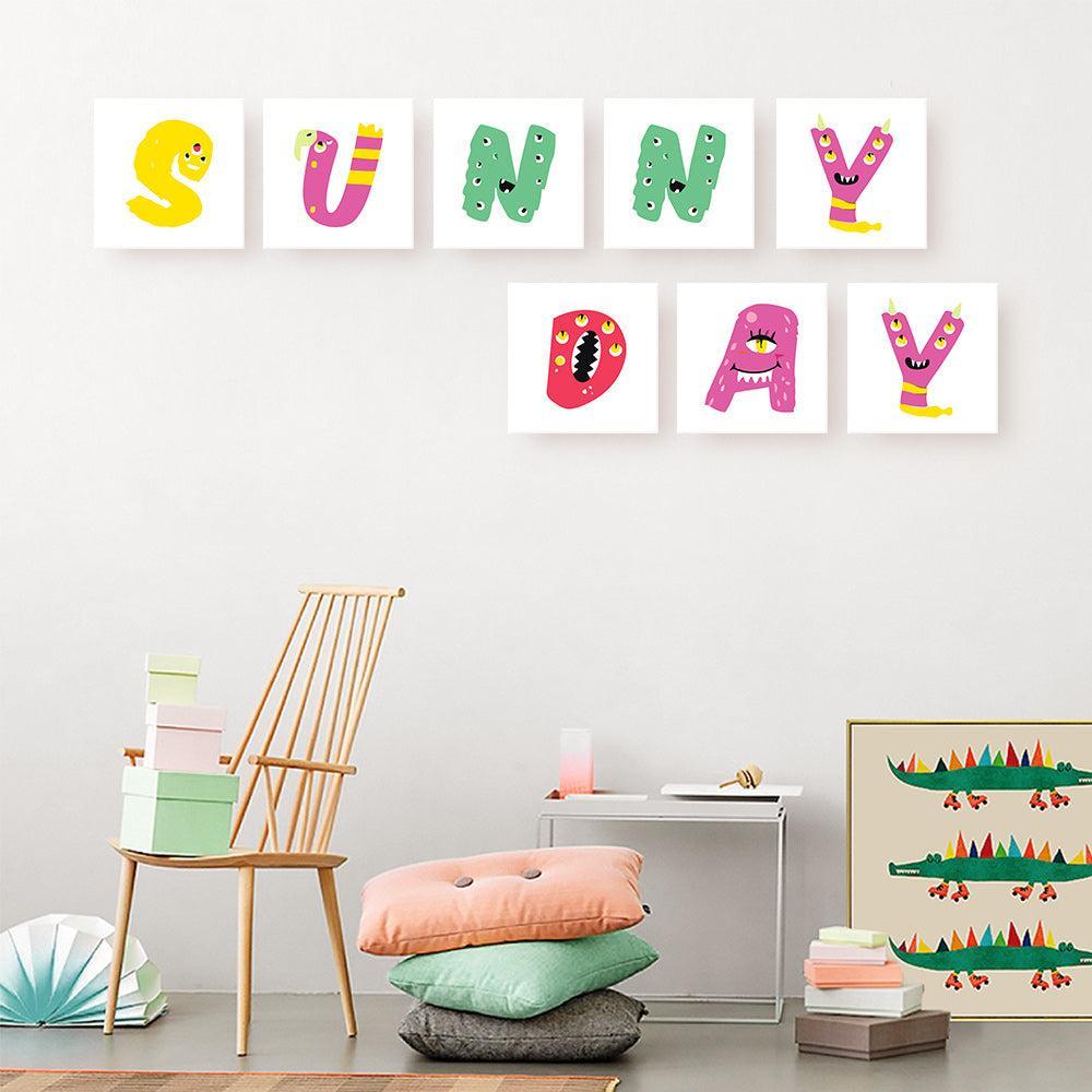 Paint by Numbers – Alphabet Painting Kit | A to Z Funky Monsters