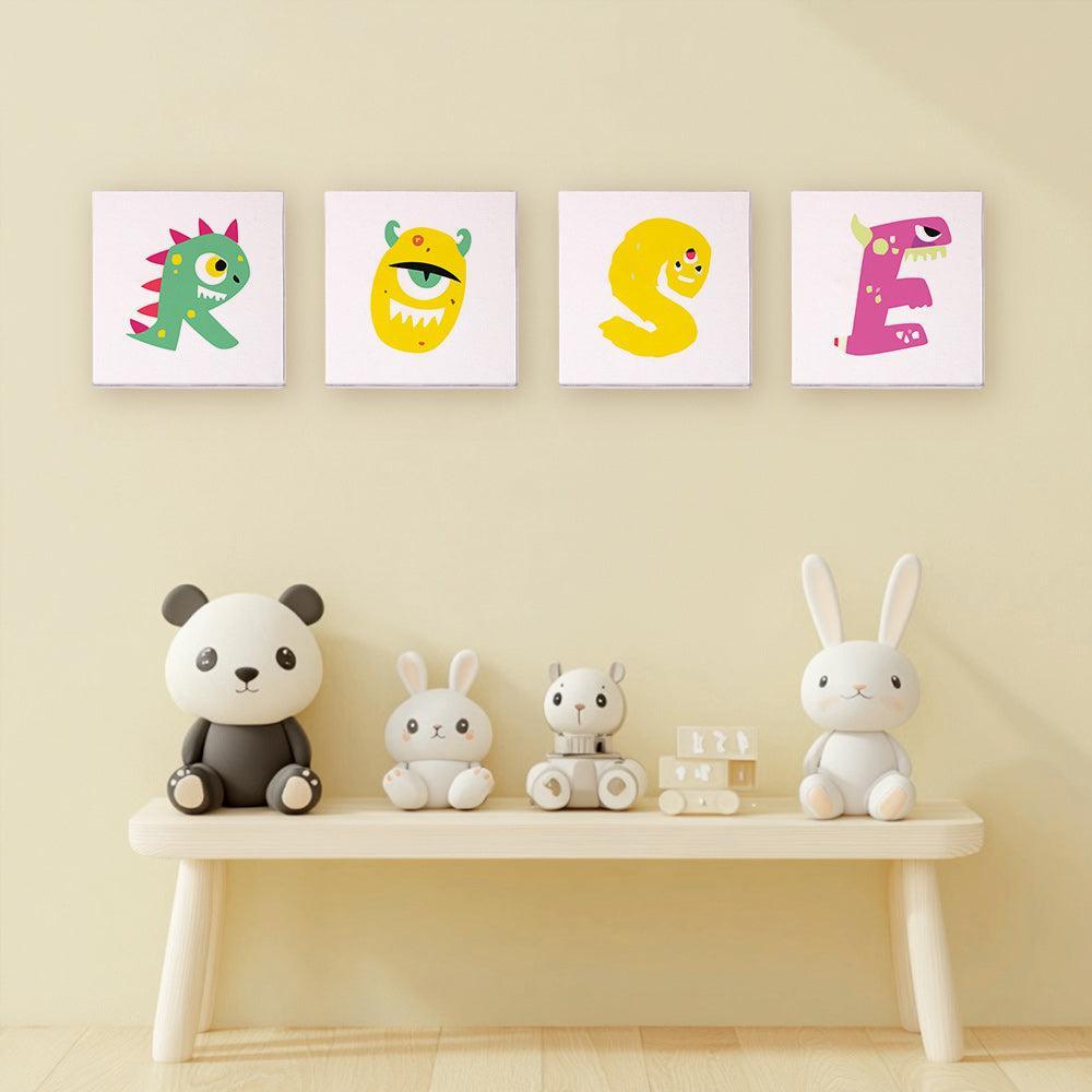 Paint by Numbers – Alphabet Painting Kit | A to Z Funky Monsters