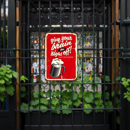 Paint by Numbers – Vintage Metal Bar Art | Give Your Brain the Night Off