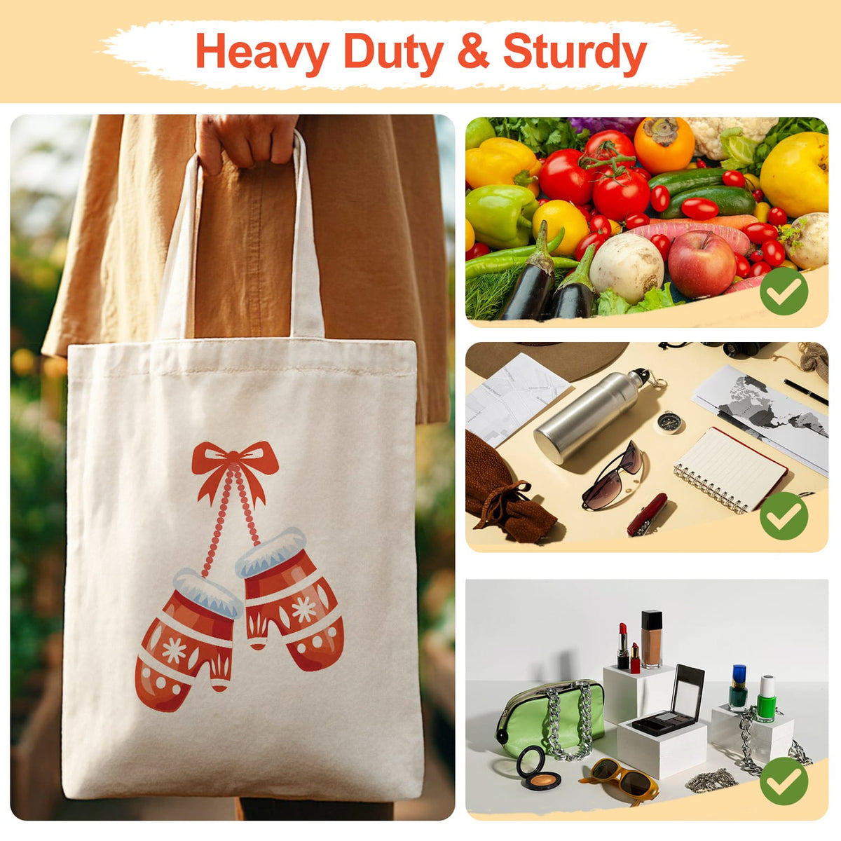 
Paint by Numbers – DIY Totebag | Winter Mittens