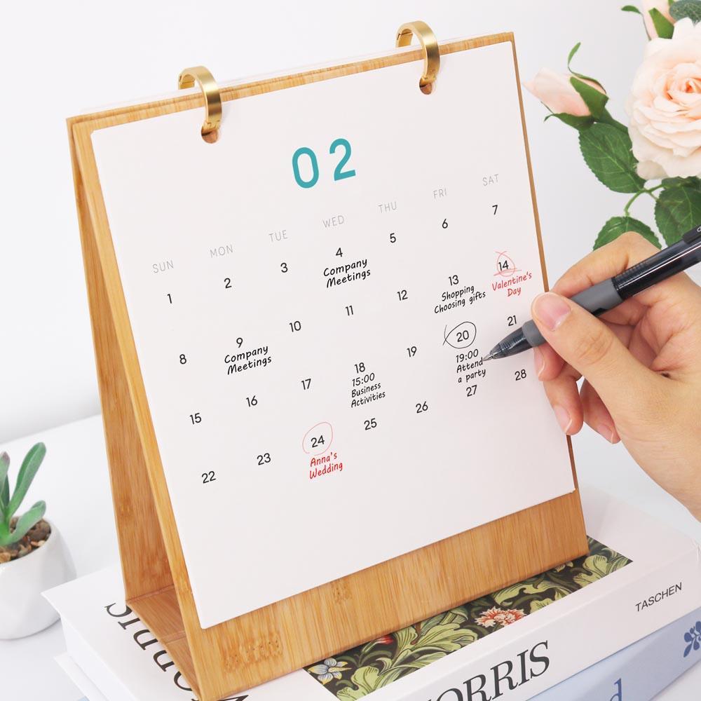 Paint by Numbers - 2026 Desk Calendar - Classic Cocktails