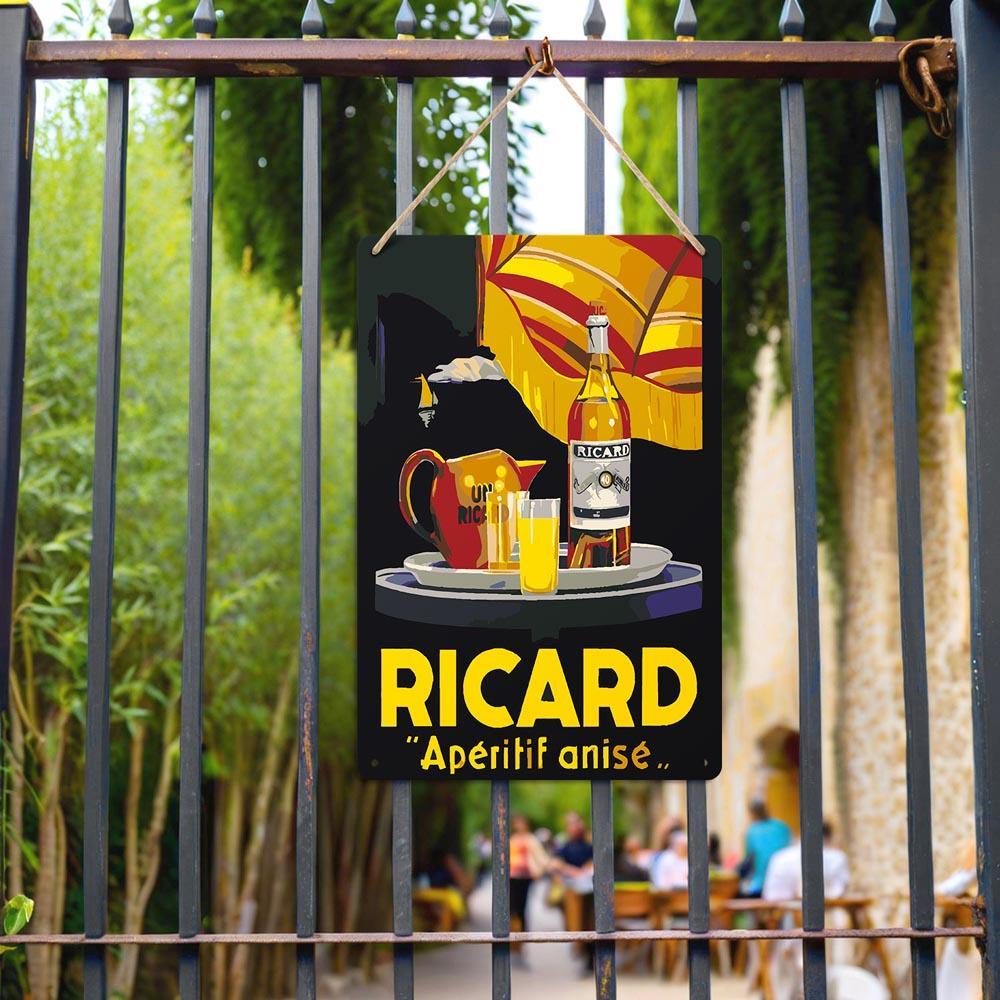 
Paint by Numbers – Vintage Bar Wall Art | Ricard Apéritif Anisé (Night Version)