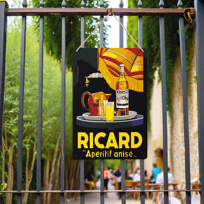 Paint by Numbers – Vintage Bar Wall Art | Ricard Apéritif Anisé (Night Version)