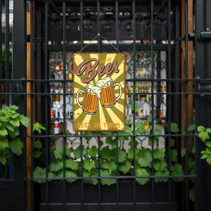 Paint by Numbers – Vintage Metal Bar Art | Fresh Beer Cheers