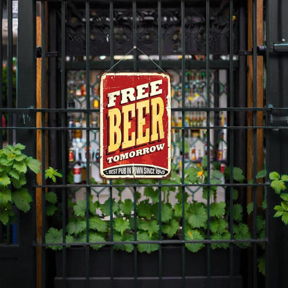 Paint by Numbers – Vintage Metal Bar Art | Free Beer Tomorrow