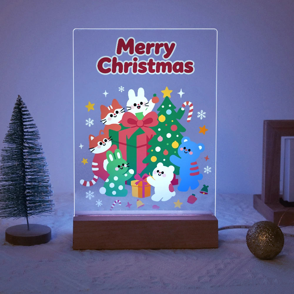 
Paint by Numbers - Christmas Light | Christmas Animals with Presents