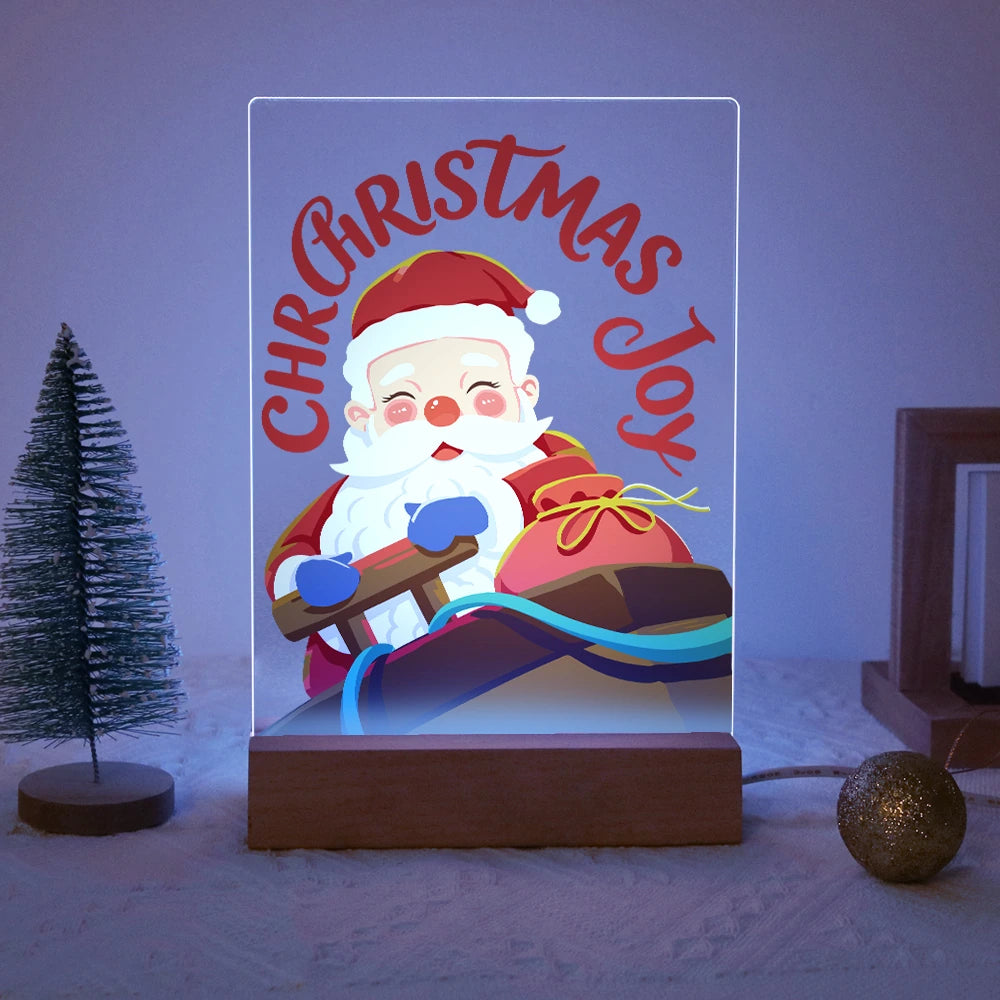 
Paint by Numbers - Christmas Light | Laughing Santa with Gift Sack